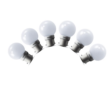 India Desire : Buy Wipro 0.5W (Pack of 6) LED Deco Bulb-White At Rs 199 From Snapdeal [Flat 67% Off]